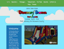 Tablet Screenshot of discoverybounce.com